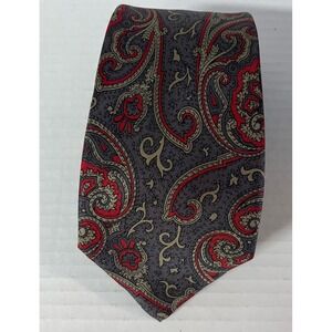 Lily Dache'‎ All Silk Men's Tie Paisley